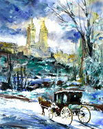 carriage in central park